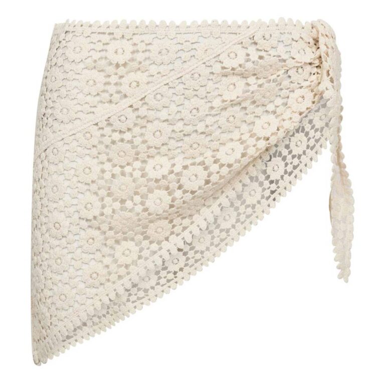 Calin crochet scarf off white Co'Couture