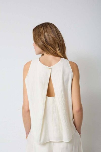 Aura top off white Co’Couture