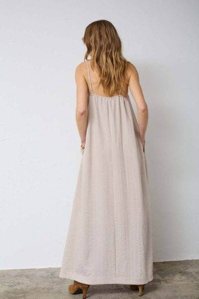 Eva strap dress walnut Co’Couture