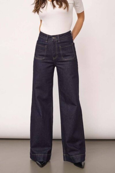 Sole pocket jeans dark denim Co’Couture