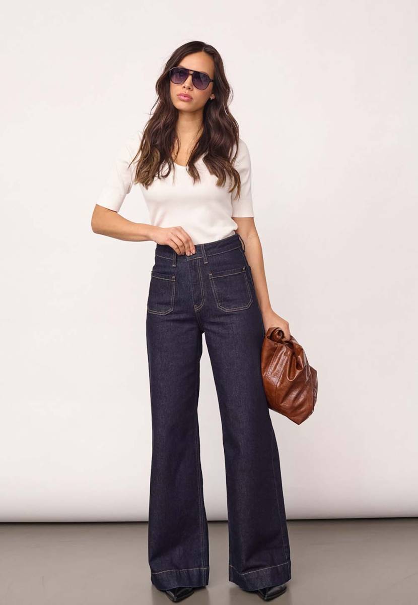 Sole pocket jeans dark denim Co'Couture - Afbeelding 2