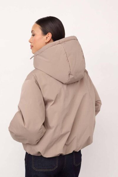 Rillo puffer jacket mink Co’Couture