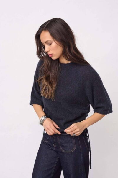 Noomi string knit navy Co’Couture
