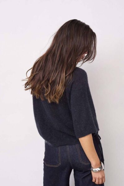 Noomi string knit navy Co’Couture
