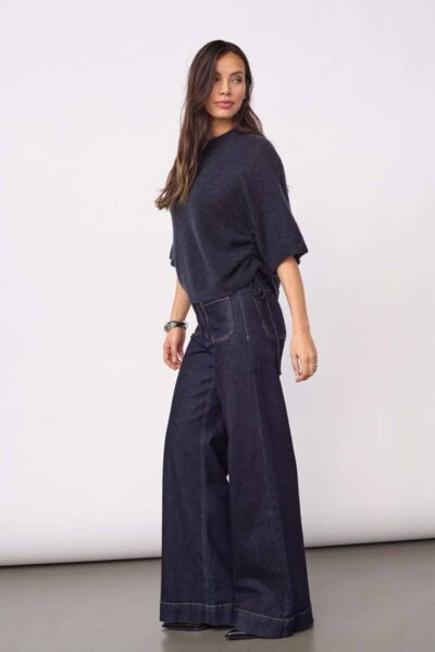 Noomi string knit navy Co’Couture