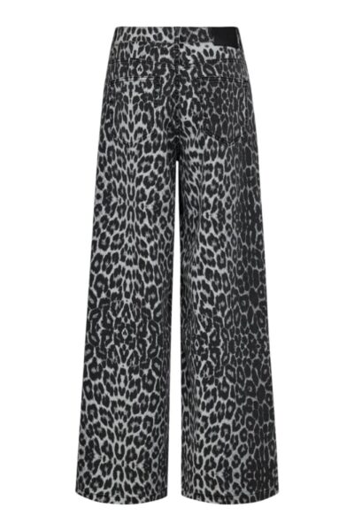 Leo wide long pant dark grey Co’Couture