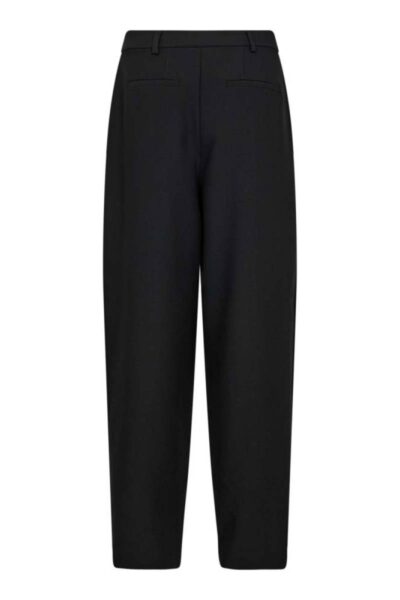 Vola barrel pleat pant black Co’Couture