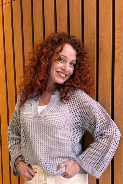 Ozzy pole hole knit light grey Co’Couture