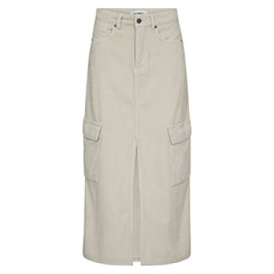 Cobain corduroy slit skirt off white Co’Couture