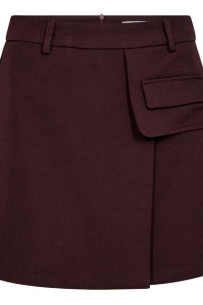 Luna pocket skirt winered Co’Couture