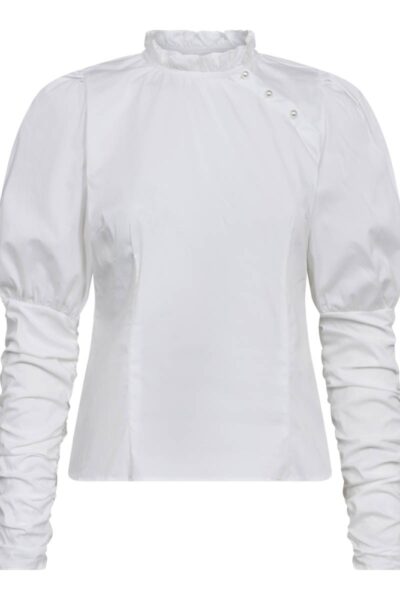 Sandy pearl shirt white Co’Couture