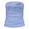 Tea stripe tube top blue Co'Couture - Afbeelding 6