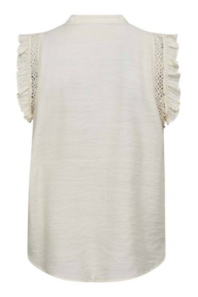 Caryn frill top off white Co’Couture