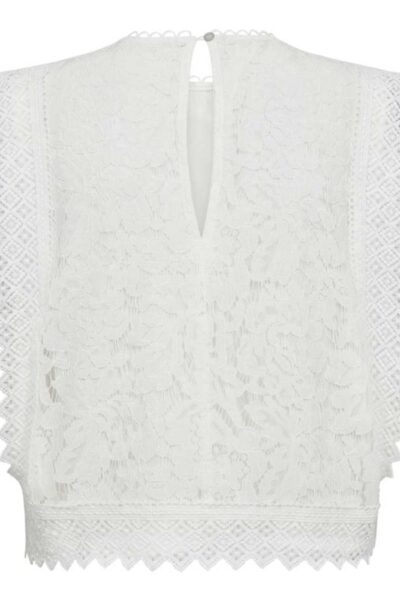 Lana lace top white Co’Couture