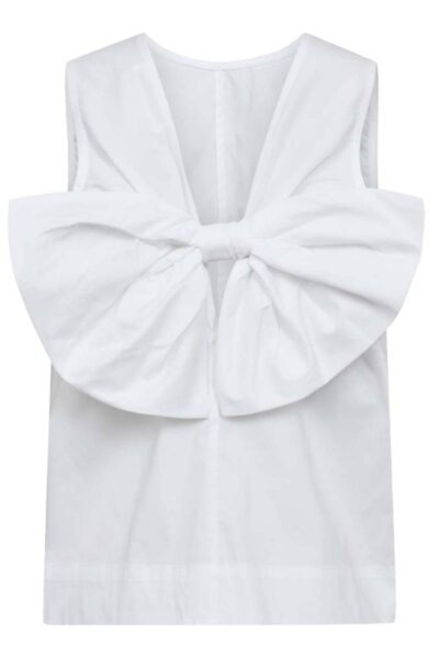 Sanna bow top white Co’Couture