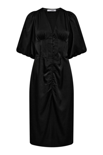 Cory corset puff dress black Co’Couture