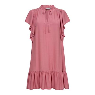 Tora frill dress blush Co’Couture