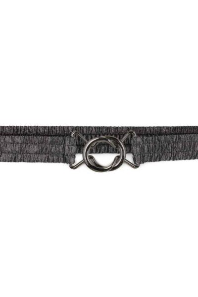 Shimmer belt black Co’Couture