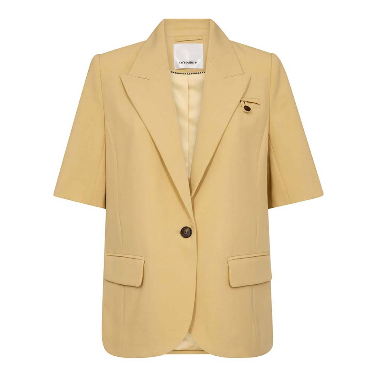 Nilan fitted blazer pale yellow Co'Couture - Afbeelding 5
