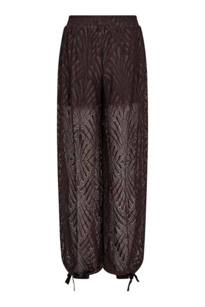 Leti balloon LL pant dark brown Co’Couture
