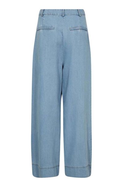 Tilly pleat LL pant fade denim Co’Couture