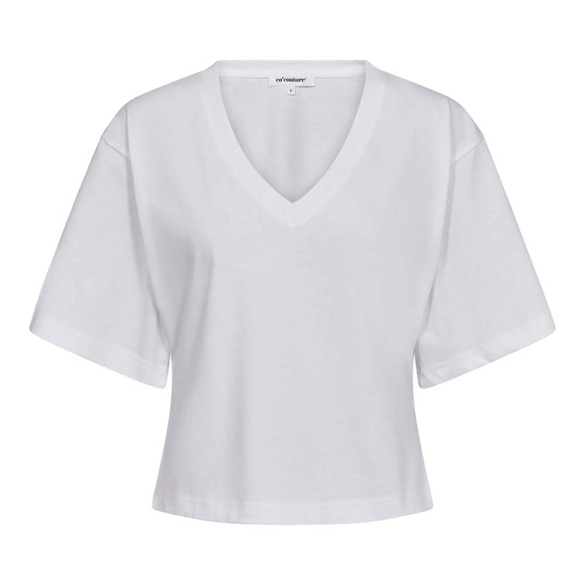 Zenga tee v-neck white Co'Couture