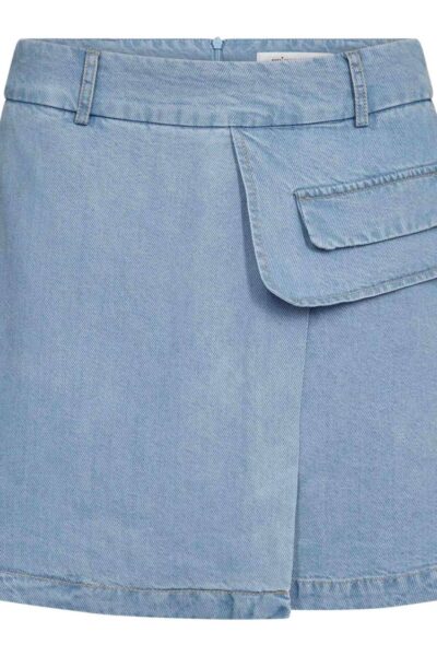 Tilly pocket skirt fade denim Co’Couture