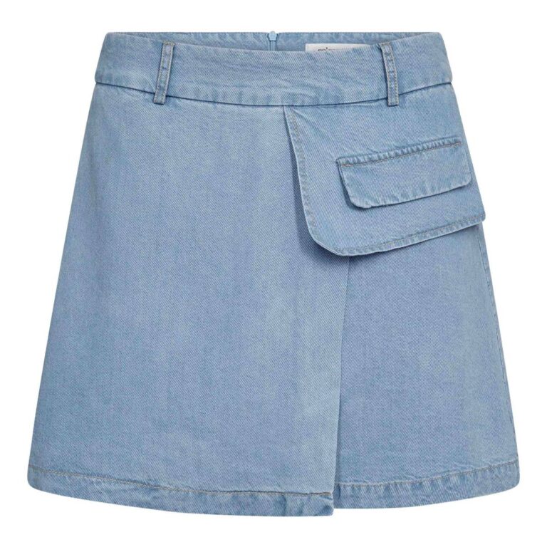 Tilly pocket skirt fade denim Co'Couture