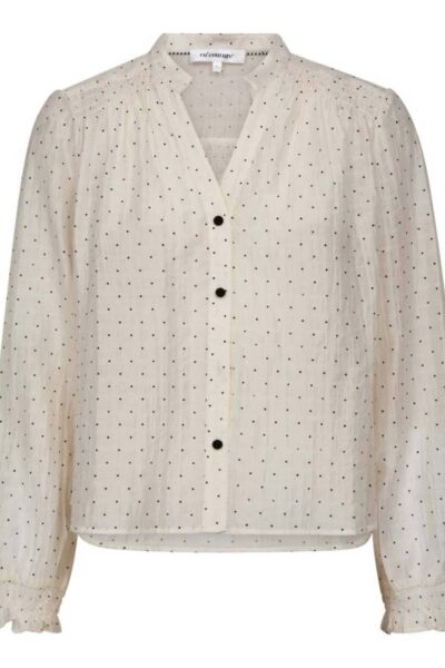 Dally dot v-shirt off white Co’Couture