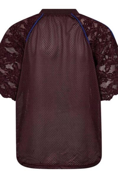 Trey lace tee new blue Co’Couture