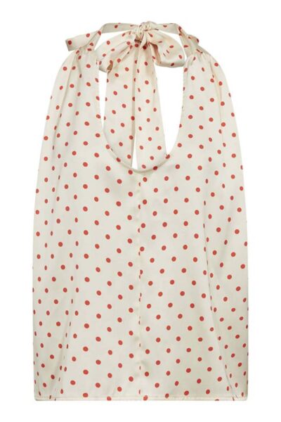 Cambria dot top off white Co’Couture
