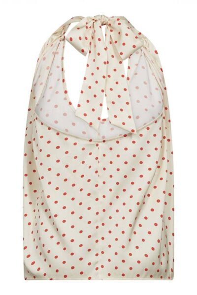 Cambria dot top off white Co’Couture