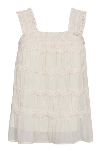 Jerry smock strap top off white Co’Couture