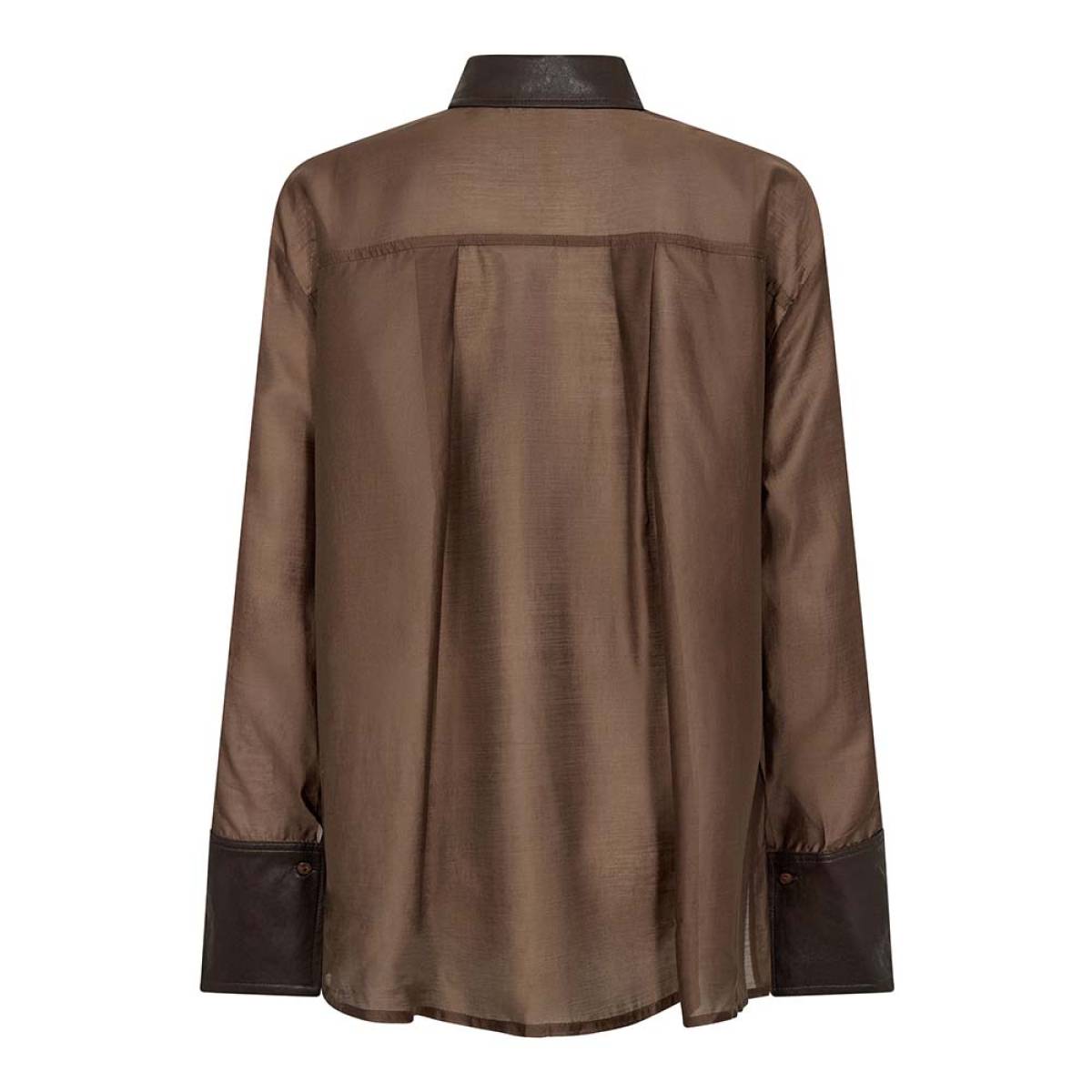 Kawa shirt dark brown Co'Couture - Afbeelding 7