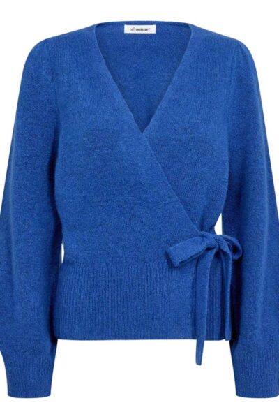 Roger wrap cardigan new blue Co’Couture
