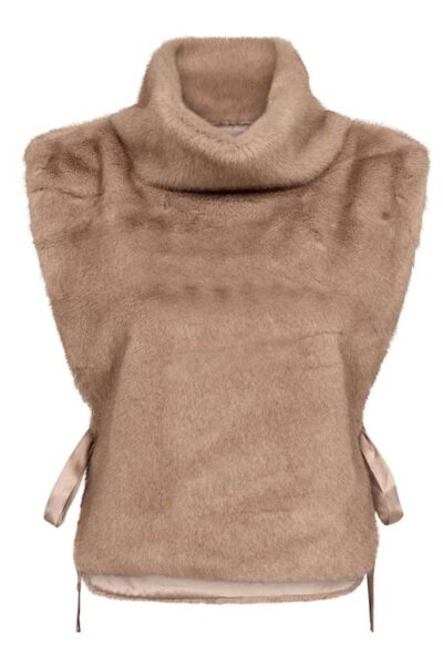 Fera faux collar creme Co’Couture