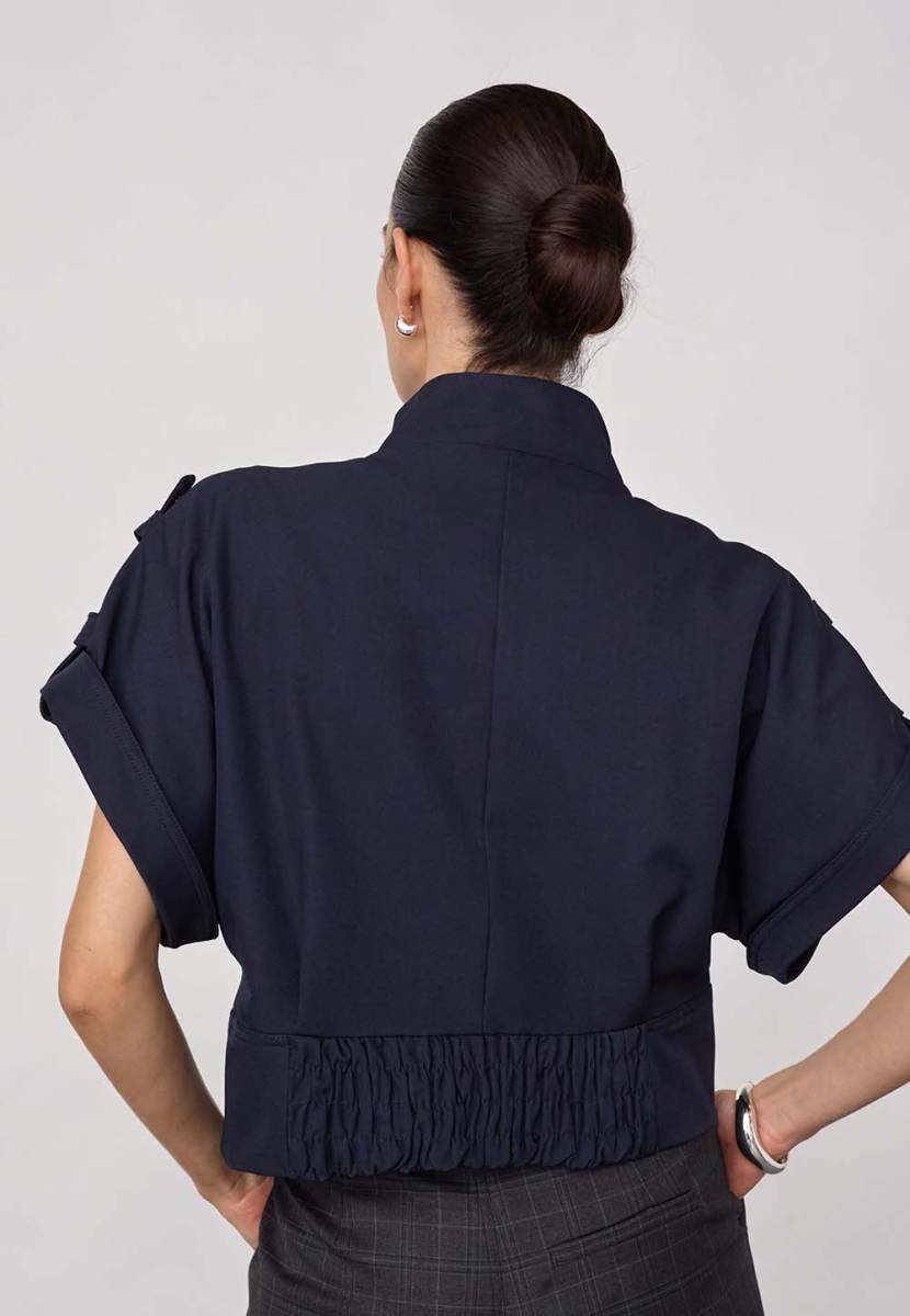 Luna vest navy Co'Couture - Afbeelding 4