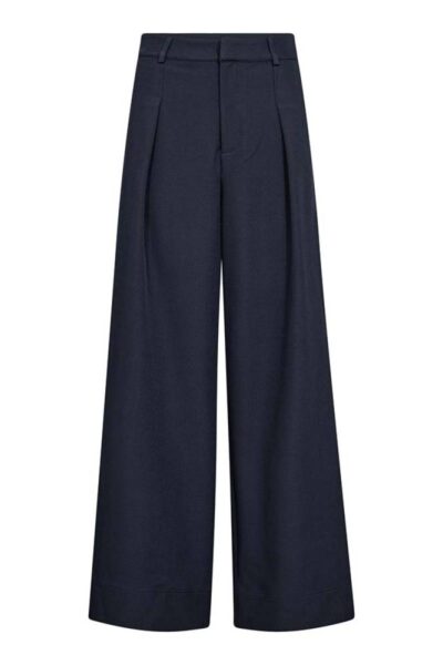 Luna pleat pant navy L34 Co’Couture