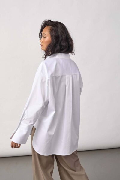 Dalia oversize shirt white Co’Couture