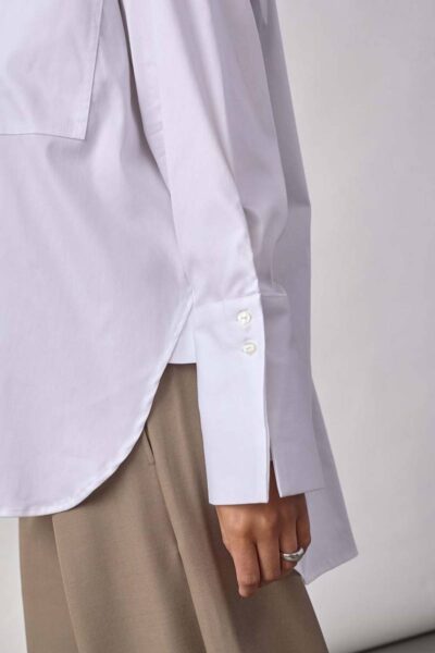 Dalia oversize shirt white Co’Couture