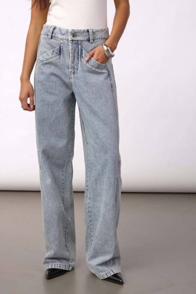 Jackson barrel jeans bleach L34 Co’Couture