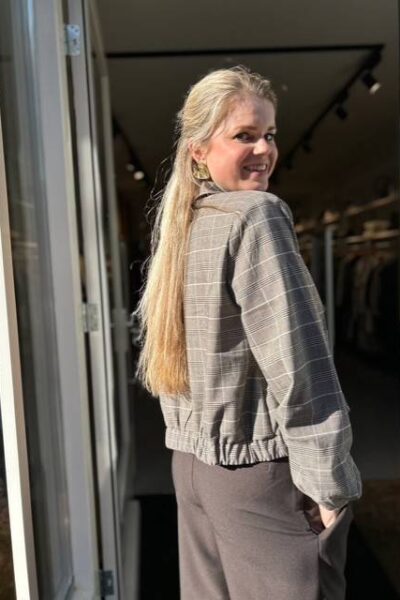 Claudine balloon jacket walnut Co’Couture