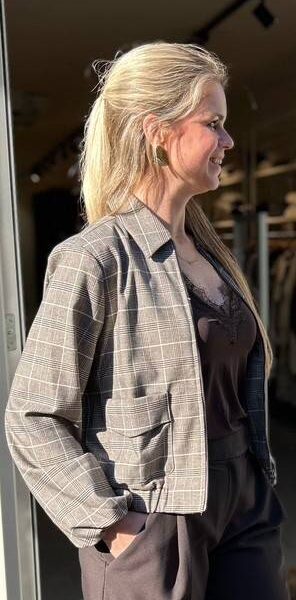 Claudine balloon jacket walnut Co’Couture