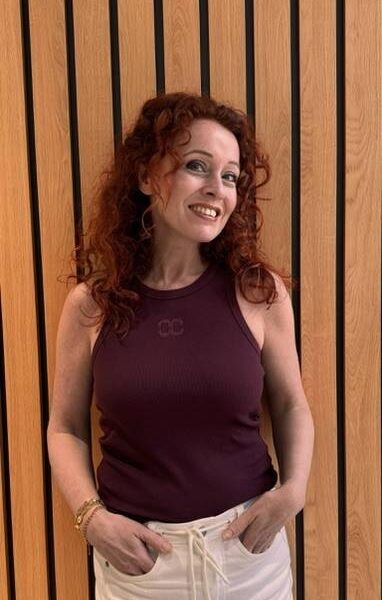 Sahara embroidery tank top winered Co’Couture