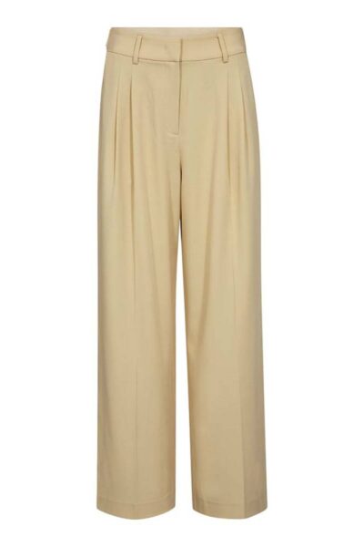 Nilan pleat LL pant pale yellow Co’Couture