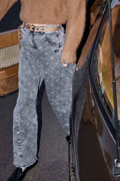 Western pants monogram black 10 DAYS