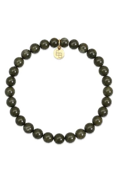 Armbandje gemstone balletjes army Ellen Beekmans
