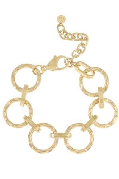 Schakelarmband open cirkels Ellen Beekmans