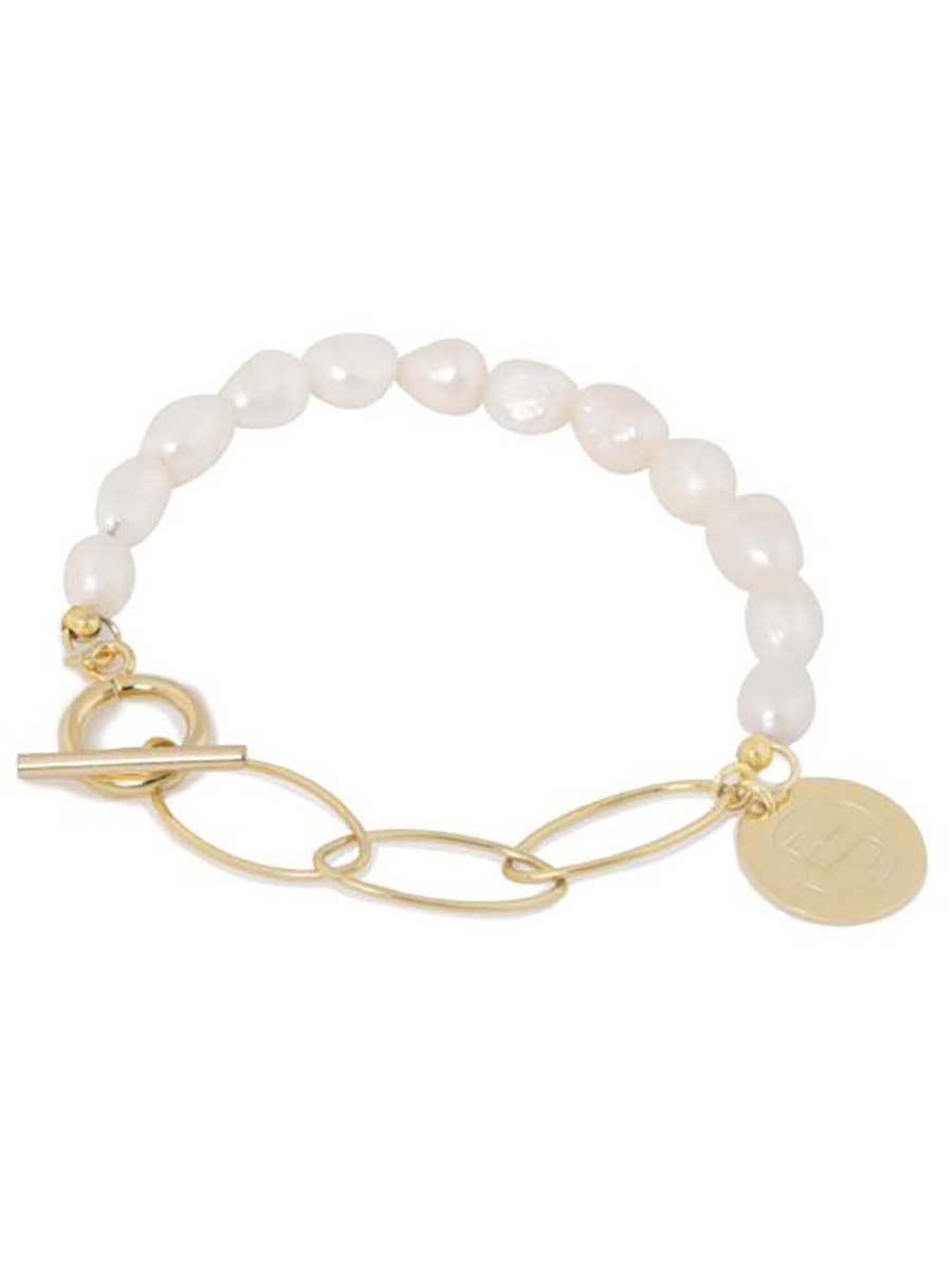 Schakelarmband met zoetwaterparels Ellen Beekmans - Afbeelding 2