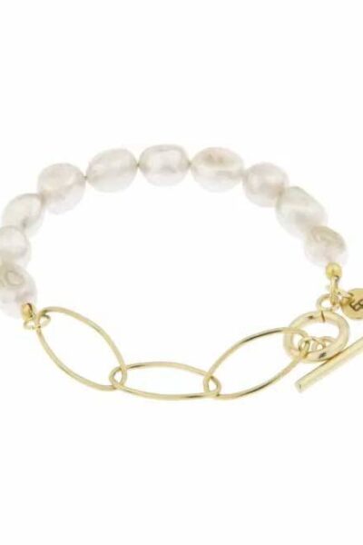 Schakelarmband met zoetwaterparels Ellen Beekmans